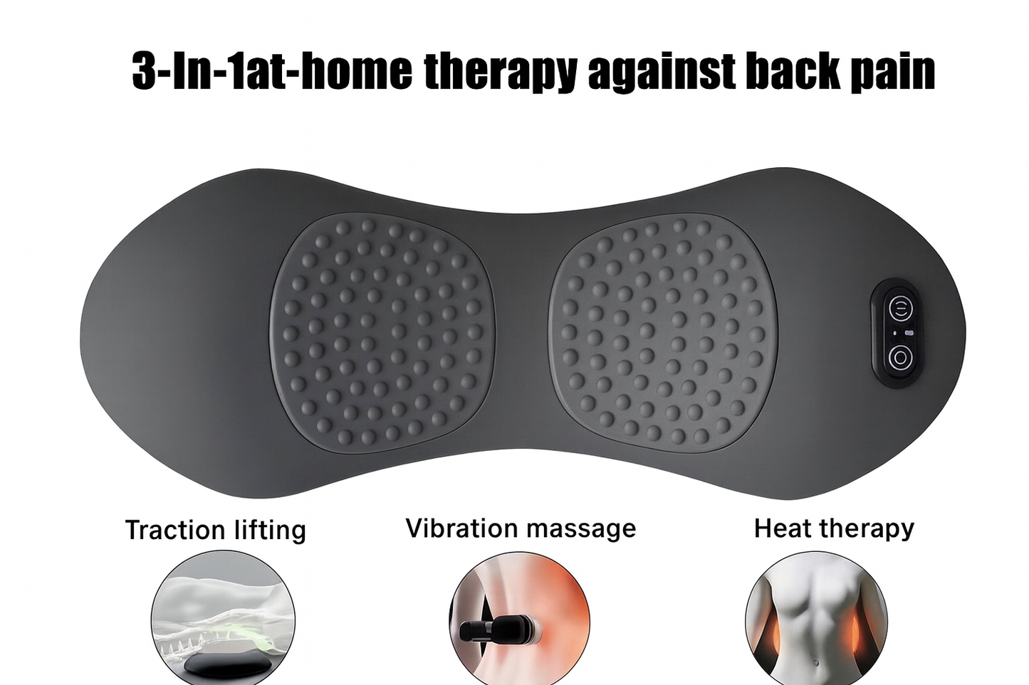 3 IN 1 Electric Waist Pillow Massager